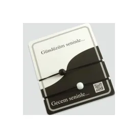 Gecem Seninle Şanslı Bileklik-Renkli