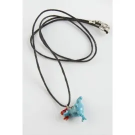 Tavuk Cam Kolye-Renkli