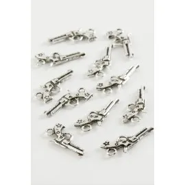 Silah Tesbih Püskül Aparatı 50 Gram-Gümüş Rengi