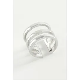 3 Sıra Metal Yüzük-Sarı