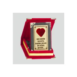Sen Benim Hayatta Başıma Gelen En Güzel Şeysin Plaketi-Kırmızı