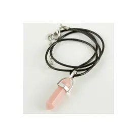 Kuvars Point Kolye-Pembe