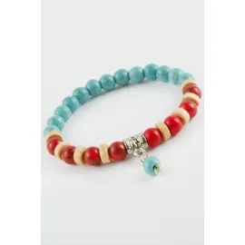 Ceyt Turkuaz Doğaltaş Bileklik-Turkuaz