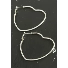 Yıldız Trend Küpe 6 Cm-Gümüş Rengi