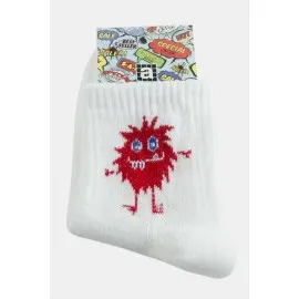 Kolej Çorap 8X28-Beyaz