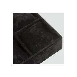 6lı Anfora Kumaş Yastıklı Tabla-Gri