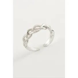 Sonsuzluk Metal Yüzük-Gümüş Rengi