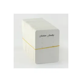 6lı Küpe Kartı-Beyaz