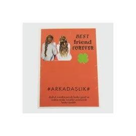 3Lü Arkadaşlık Bileklik Kartı-Pembe