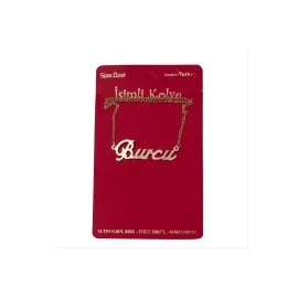 Burcu Isimli Kolye -Sarı