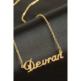 Devran Isimli Kolye -Sarı