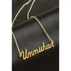 Ümmühan Isimli Kolye -Sarı