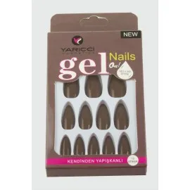 Orange Takma Tırnak-Kahverengi