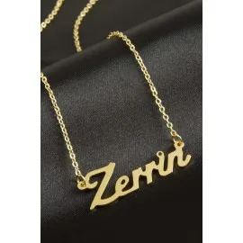 Zerrin Isimli Kolye -Sarı