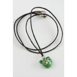 Köpek Cam Kolye-Renkli