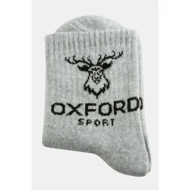 Geyik Kolej Çorap 8X28-Gri