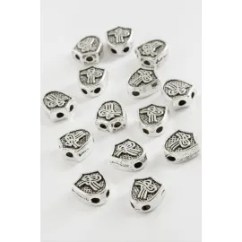 Tuğra Tesbih Ara Aparatı 50 Gram-Gümüş Rengi