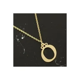 Prinç Harfli Kolye-Ö