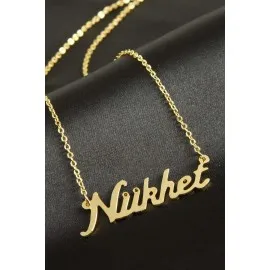 Nükhet isimli kolye -Sarı