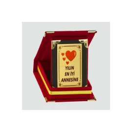 Yılın En İyi Annesine Plaketi-Kırmızı