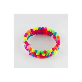 Boncuklu Çocuk Bileklik-Renkli