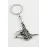 Tuğra Metal Anahtarlık-Gümüş Rengi