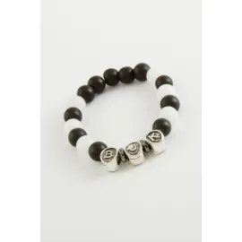 Çocuk Onix Doğaltaş Bileklik 8 mm-Siyah