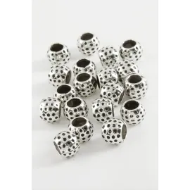 Noktalı Tesbih Ara Aparatı 50 Gram-Gümüş Rengi