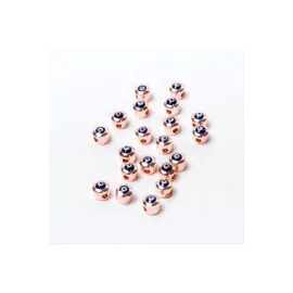 Delikli Nazar Boncuklu Metal Ara Aparat-Sarı