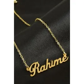 Rahime İsimli Kolye -Altın Rengi