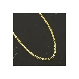 Düz Kolye Zinciri 45 Cm-Sarı