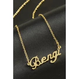 Bengi Isimli Kolye -Sarı