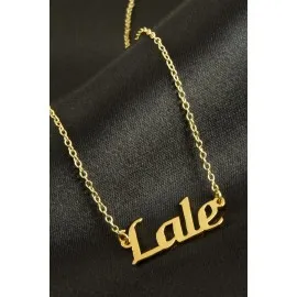 Lale Isimli Kolye -Sarı