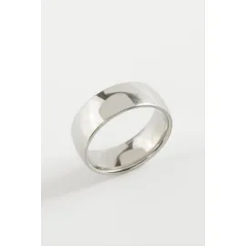 Çelik Alyans Yüzük 8 Mm-17