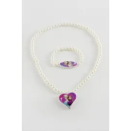 Çzgflm Boncuk Çocuk Set Kolye-Beyaz