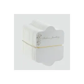 Lüx Kolye Kartı-Beyaz