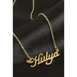 Hülya isimli kolye -Sarı