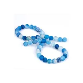 Akik Taşı Mat 8 Mm-Mavi