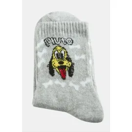 Köpek Kolej Çorap 8X28-Gri