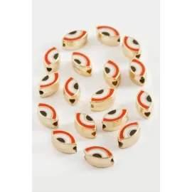 Göz Mineli Aparat 1 Adet-Turuncu