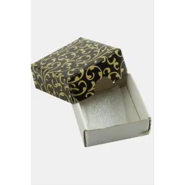 Yüzük Küpe Altın Saklama Kutusu-Siyah