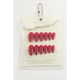 Mina Beauty Kedi Gözü Takma Tırnak-Fuşya