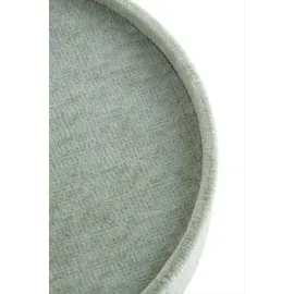 Yuvarlak Ahşap Anfora Kumaş Piercing Küpelik 20 Cm-Bordo