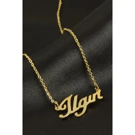 Ilgın Isimli Kolye -Sarı