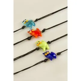 Kedi Cam Bileklik-Renkli