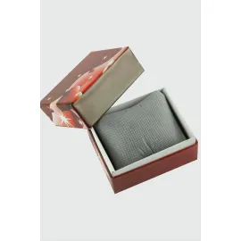 Kalp Desenli Saat Kutusu-Kırmızı