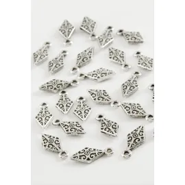 Üçgen Tesbih Ara Aparatı 50 Gram-Gümüş Rengi