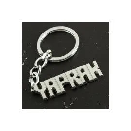 Yaprak İsimli Anahtarlık-Gümüş Rengi