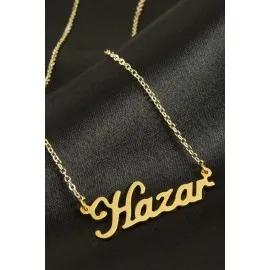 Hazar isimli kolye -Sarı