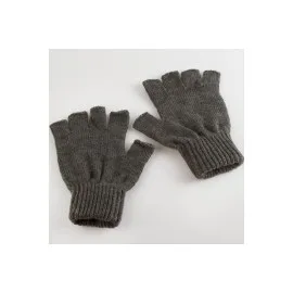 Kesik Uçlu Eldiven-Koyu Gri
